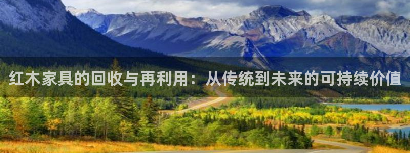 安信12级粉丝团福利：红木家具的回收与再利用：从传统到未来的